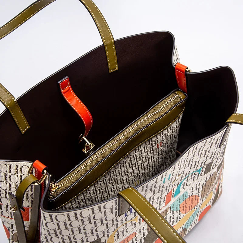 Fashion Bucket Handbag with Adjustable Strap