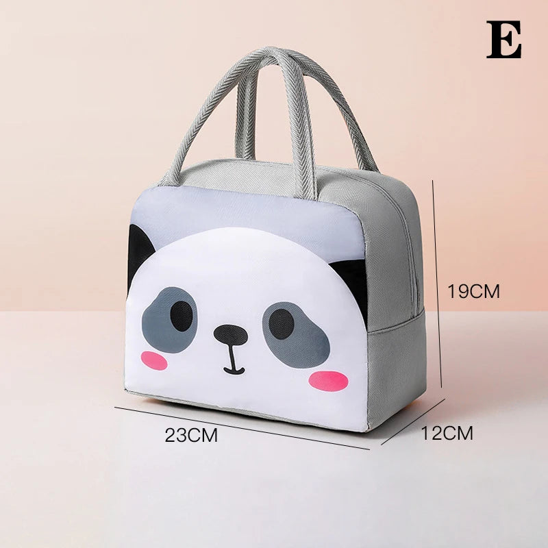 Cartoon Thermal Lunch Bag with Insulated Lining