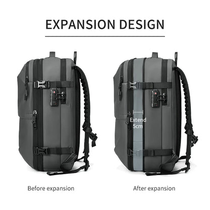 Expandable Vacuum Compression Travel Backpack