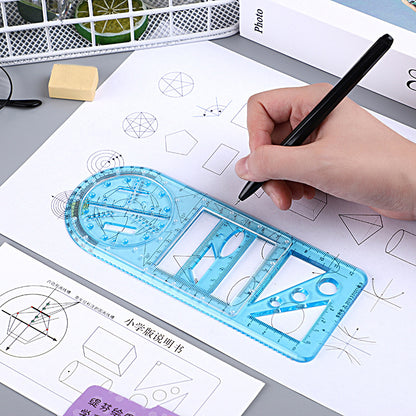 Multifunctional Geometric Drawing Ruler