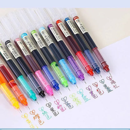 0.5mm Needle Tip Liquid Gel Pen Set