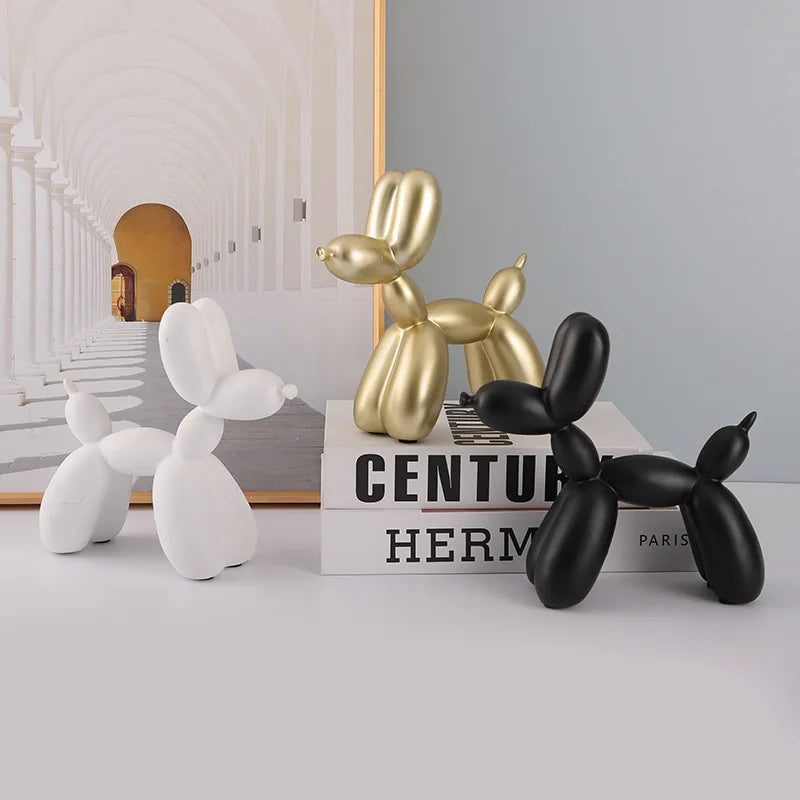 Nordic Balloon Dog Resin Figurine