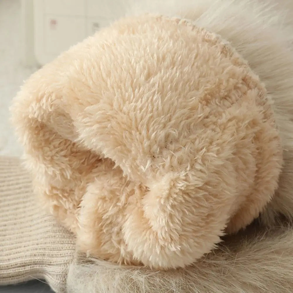 Women’s Rabbit Fur Style Winter Gloves