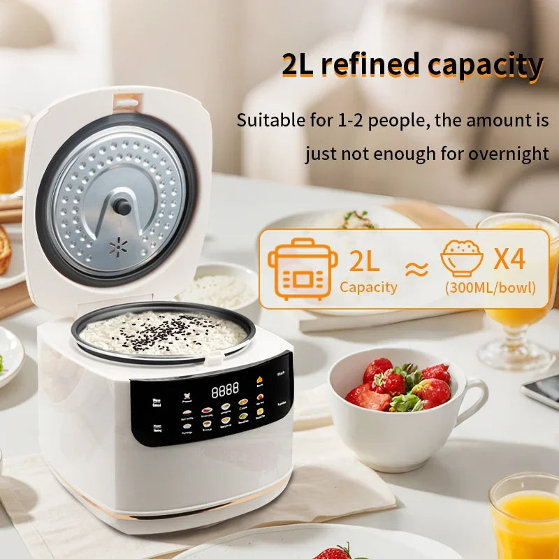 Mini Smart Rice Cooker 2L