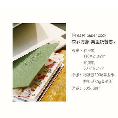 Travel Notebook Sticker Storage Book