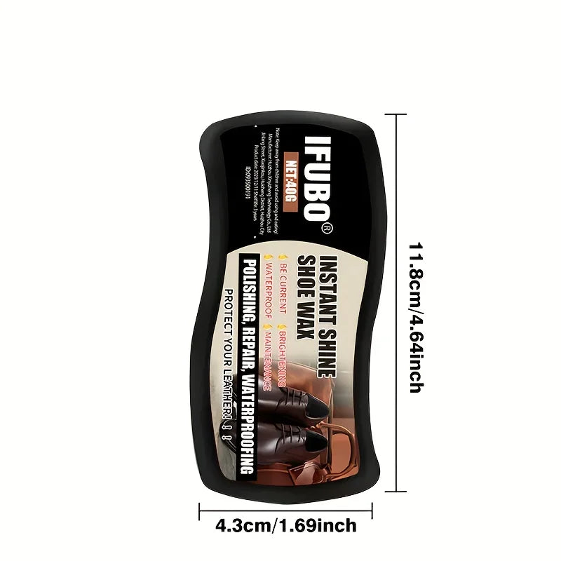 Quick Shoe Cleaning & Polishing Sponge