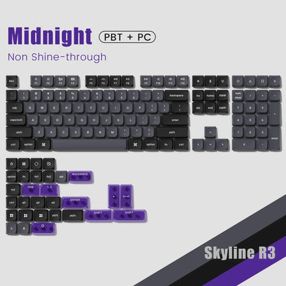 Gradient Purple Low Profile Keycaps