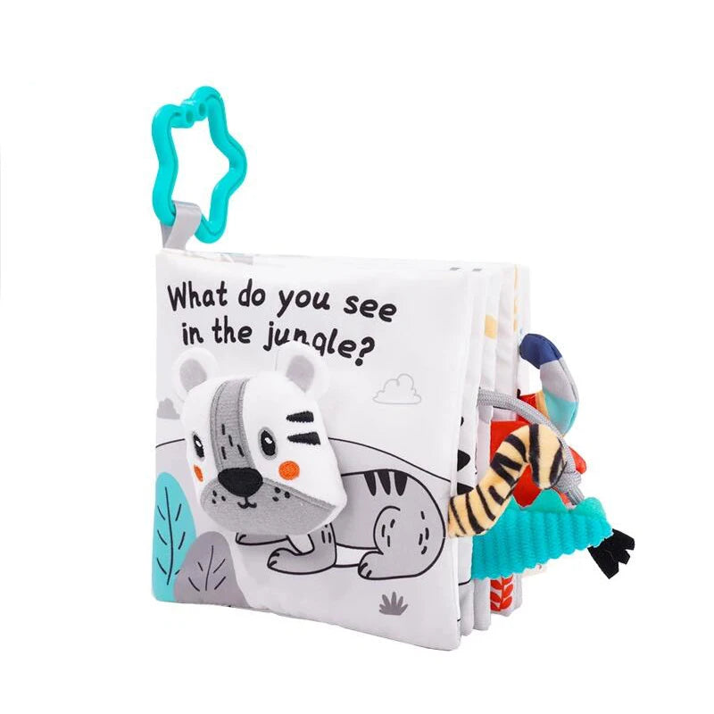 Soft Baby Sensory Cloth Book