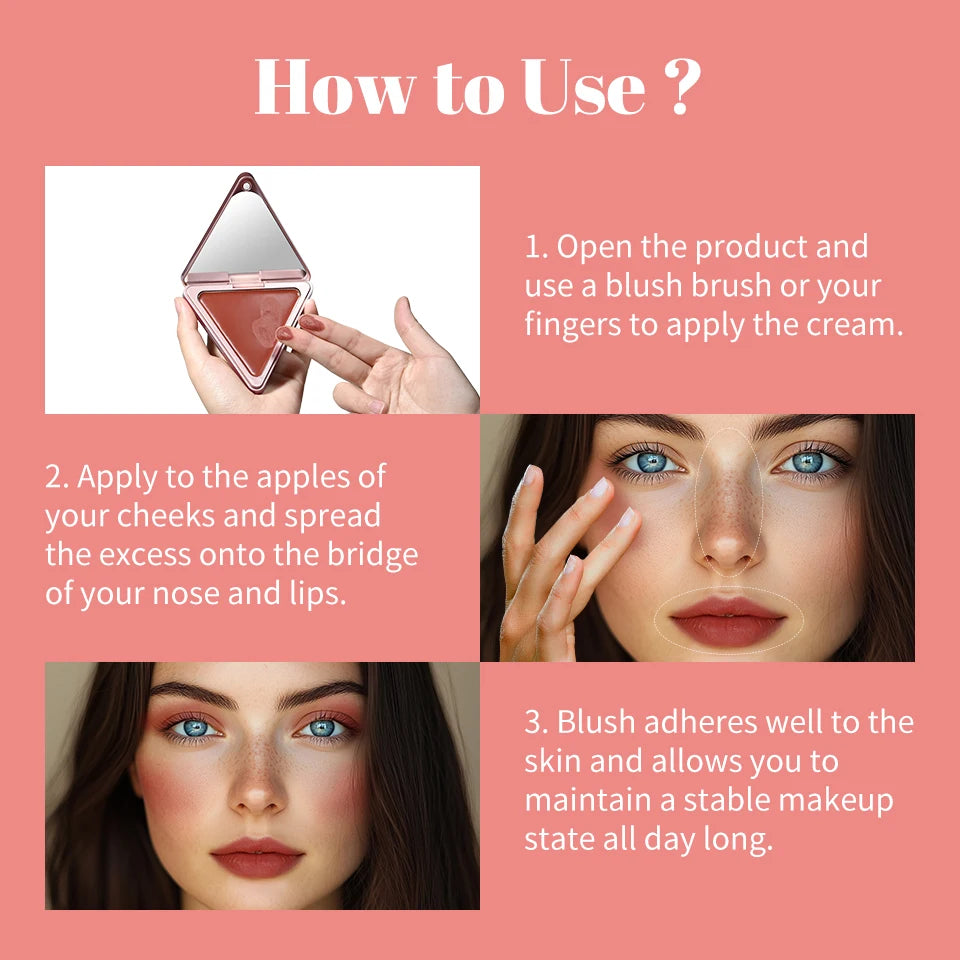 Lakerain Triangle Cream Blush