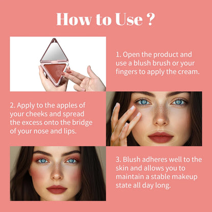 Lakerain Triangle Cream Blush