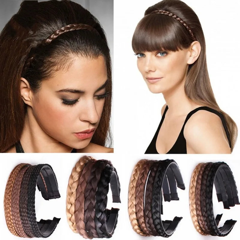 Synthetic Braided Hair Band for Women