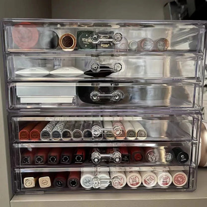 Title 3/5 Layer Acrylic Desk Drawer Organizer