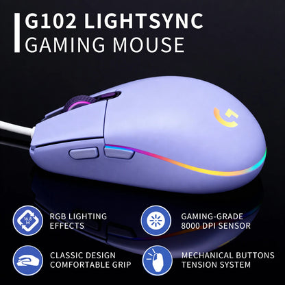 Logitech G102 LIGHTSYNC RGB Gaming Mouse