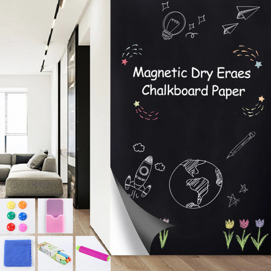 Magnetic Dry Erase Chalkboard Wall Sticker