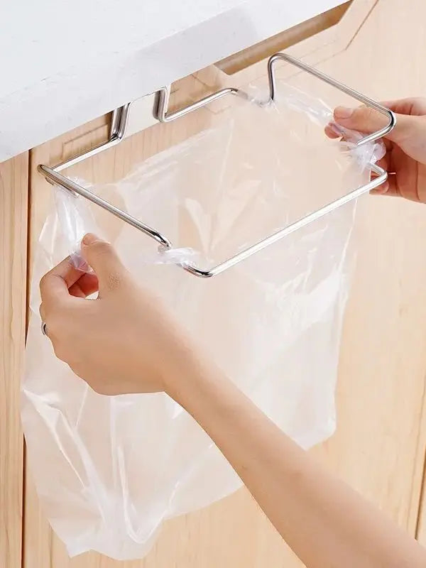 Stainless Steel Cabinet Door Trash Bin Holder