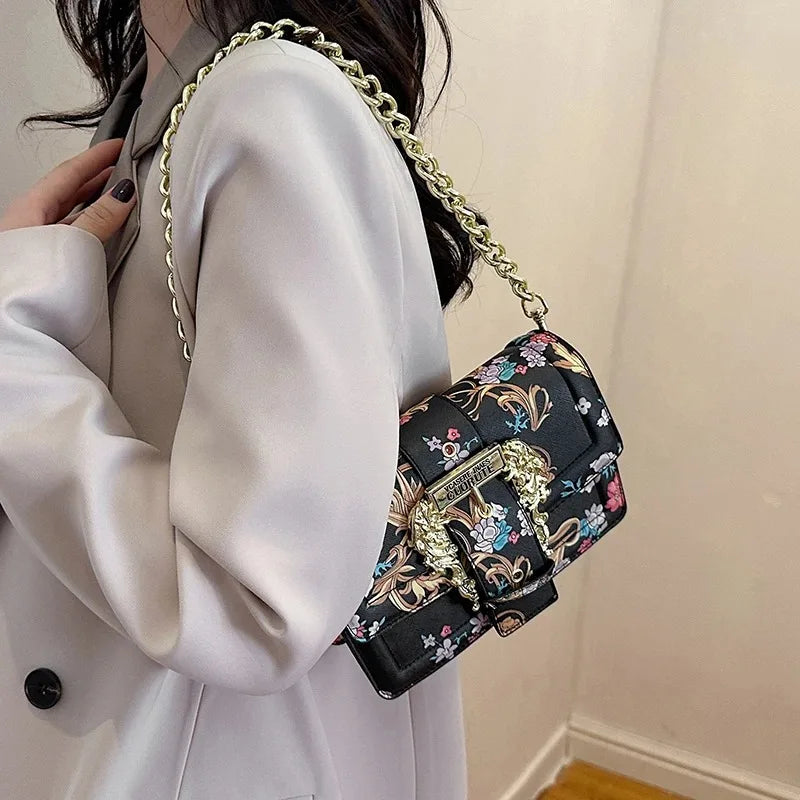 Luxury Vintage Crossbody Tote Handbag