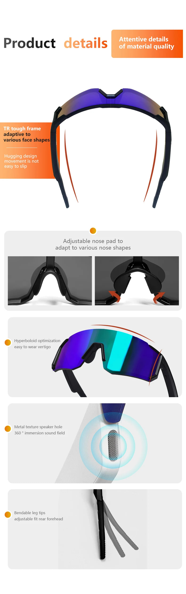 Smart Bluetooth Audio Glasses