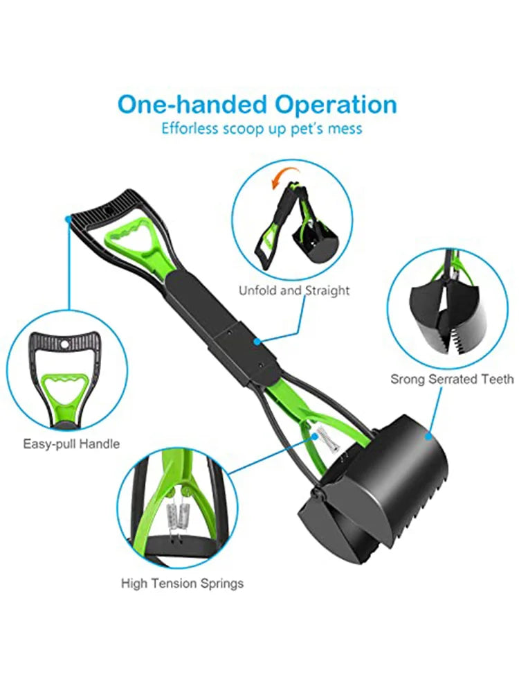 Long Handle Pet Waste Scooper