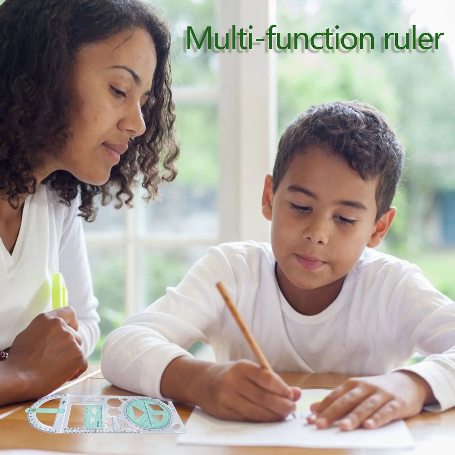 Multifunctional Geometric Triangle Ruler