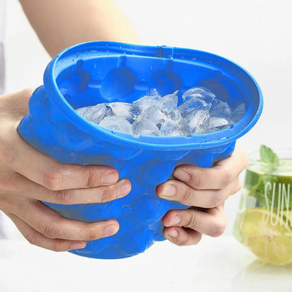 Silicone Ice Cube Maker & Cooler Bucket