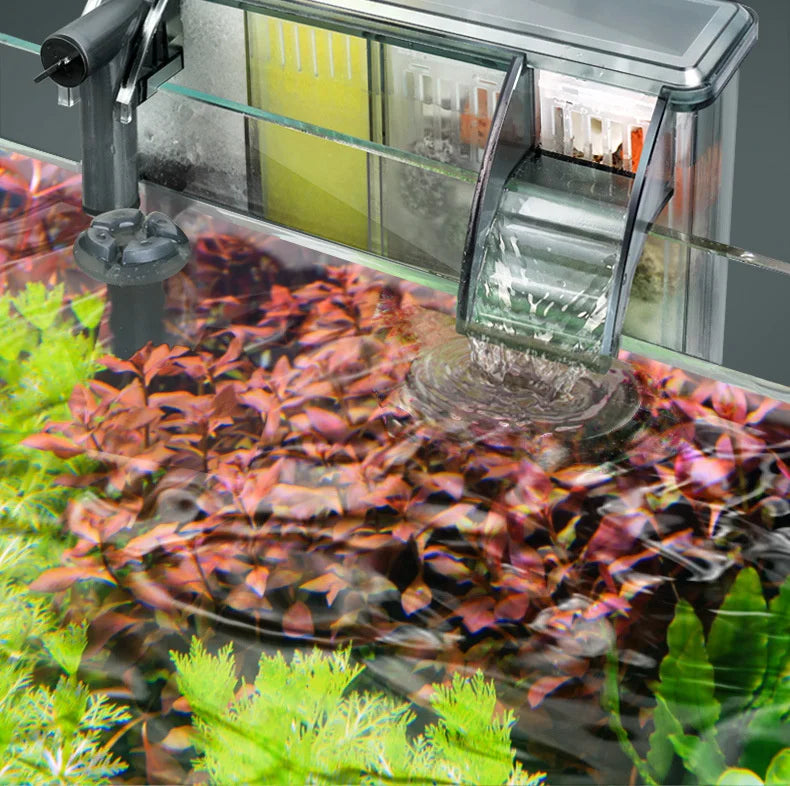 Wall-Mounted External Aquarium Filter System