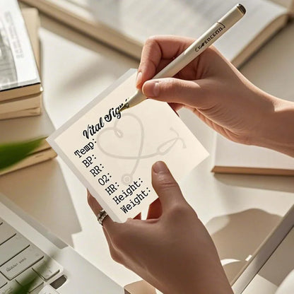 Patient Vital Signs Sticky Note Pad
