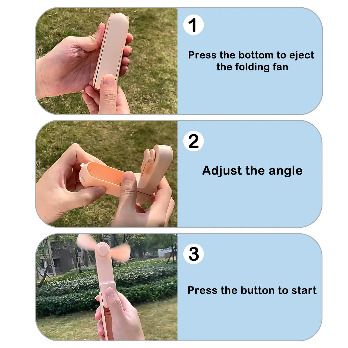 Foldable Mini USB Handheld Fan