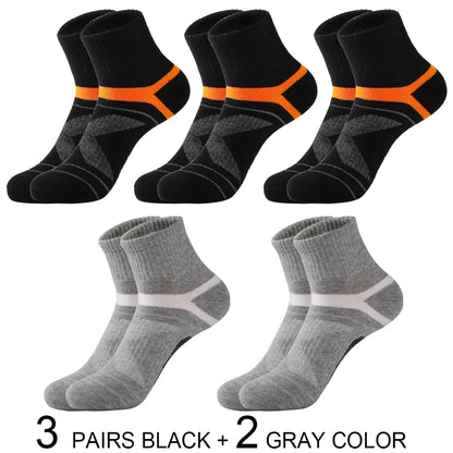 Men’s Cotton Sports Crew Socks 5 Pairs