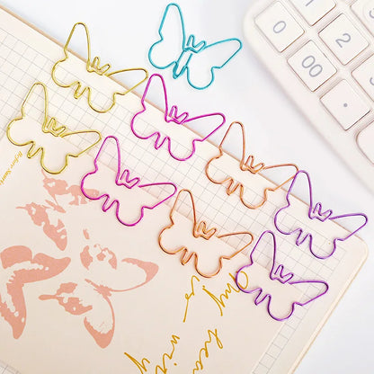 Decorative Butterfly Bookmark Paper Clips