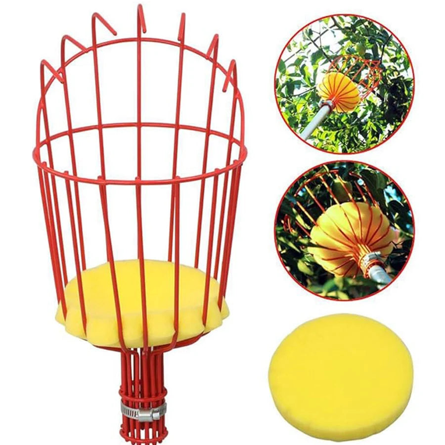 Fruit Picking Tool with Basket Collector