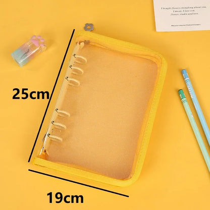 Transparent A5 Ring Binder Organizer