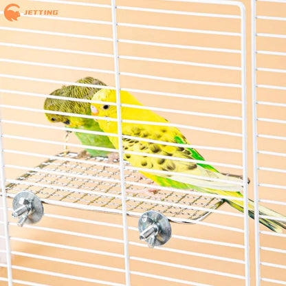 Stainless Steel Parrot Cage Platform Stand