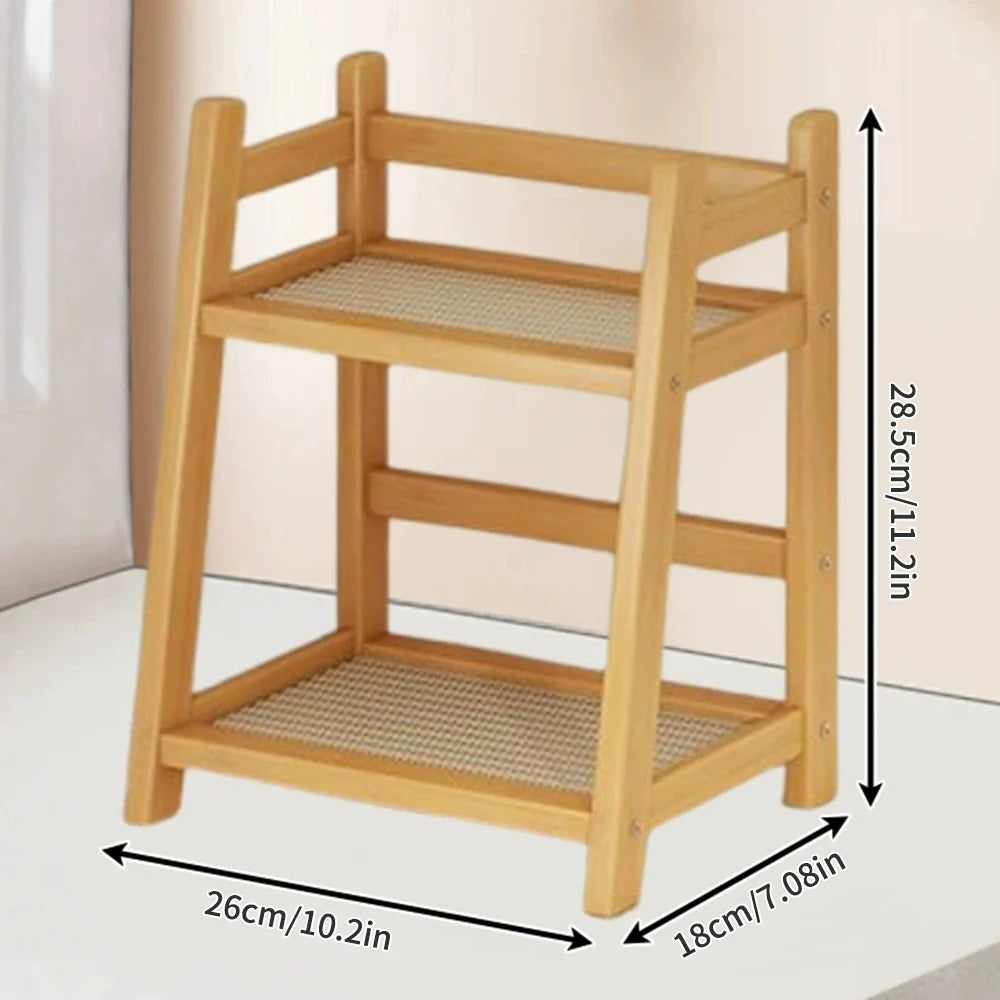 Bamboo Spice Rack Shelf