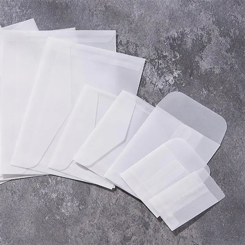 Semi-Transparent Vellum Paper Envelopes