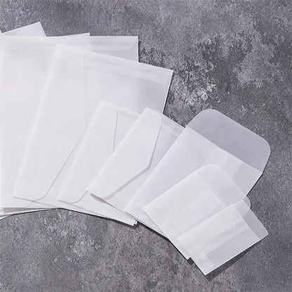 Semi-Transparent Vellum Paper Envelopes