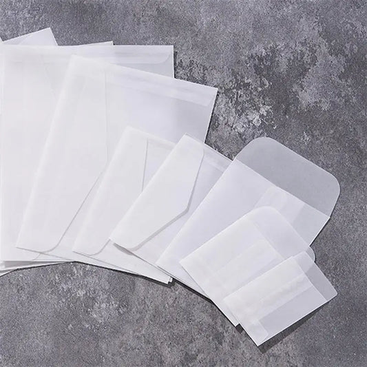 Semi-Transparent Vellum Paper Envelopes