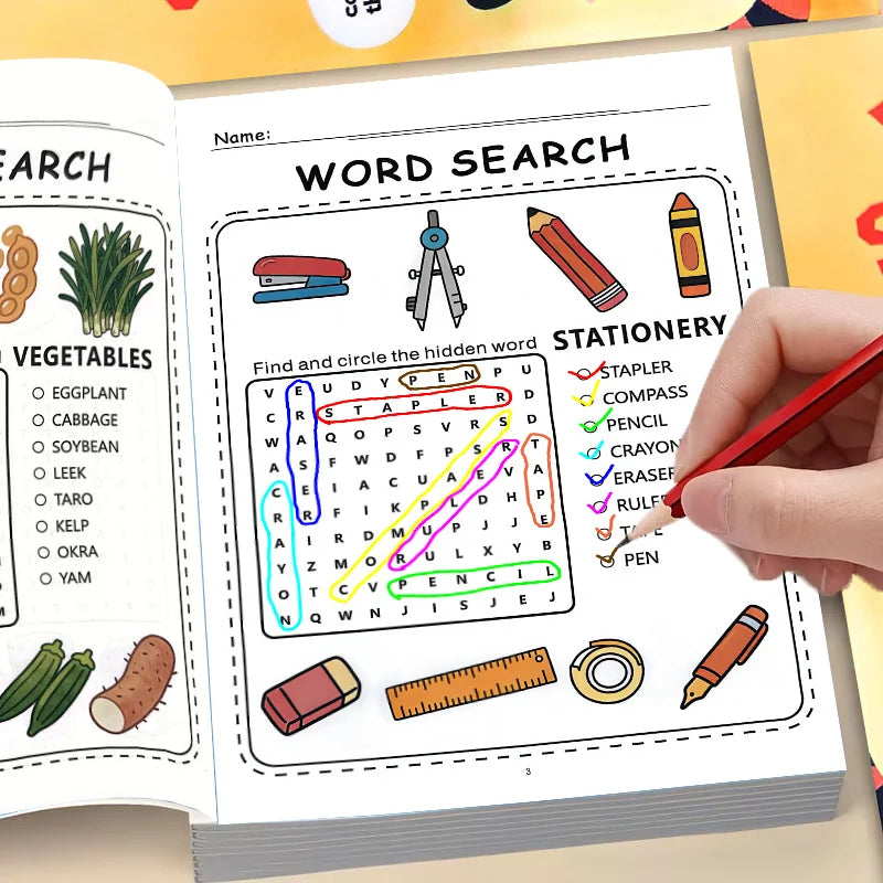 Kids Word Search Puzzle Book