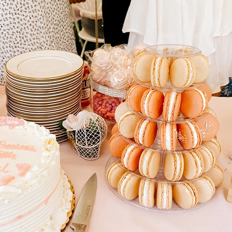 Multi-Tier Macaron Display Stand Tower
