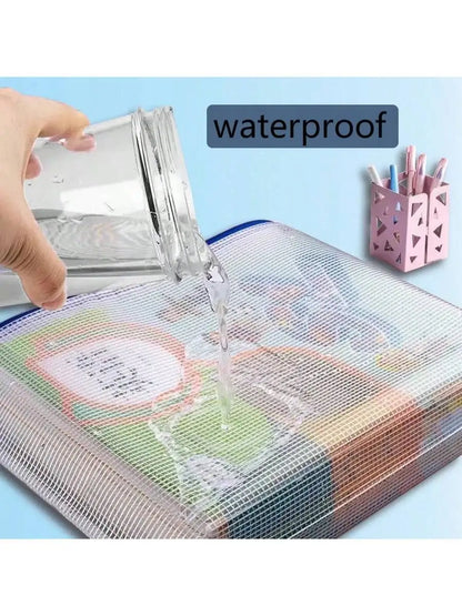 Waterproof A4 Zipper File Bag