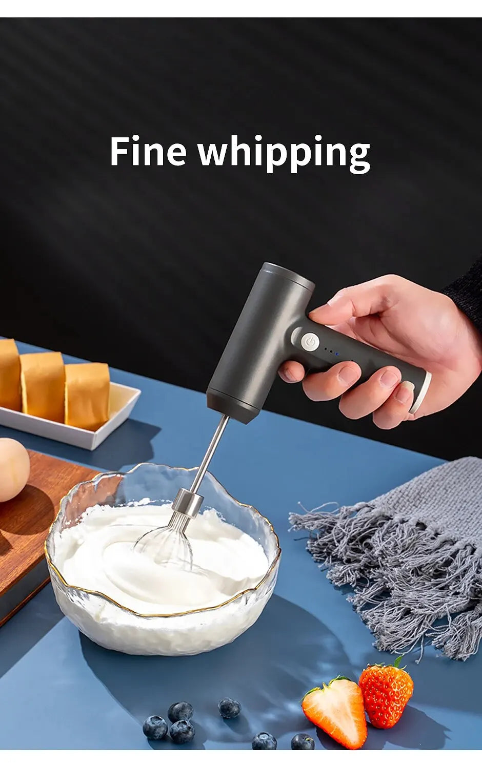 Cordless Electric Food Mixer