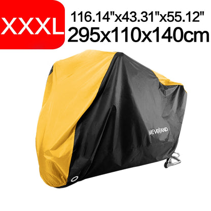 Black Blue Design Waterproof Motorcycle Covers