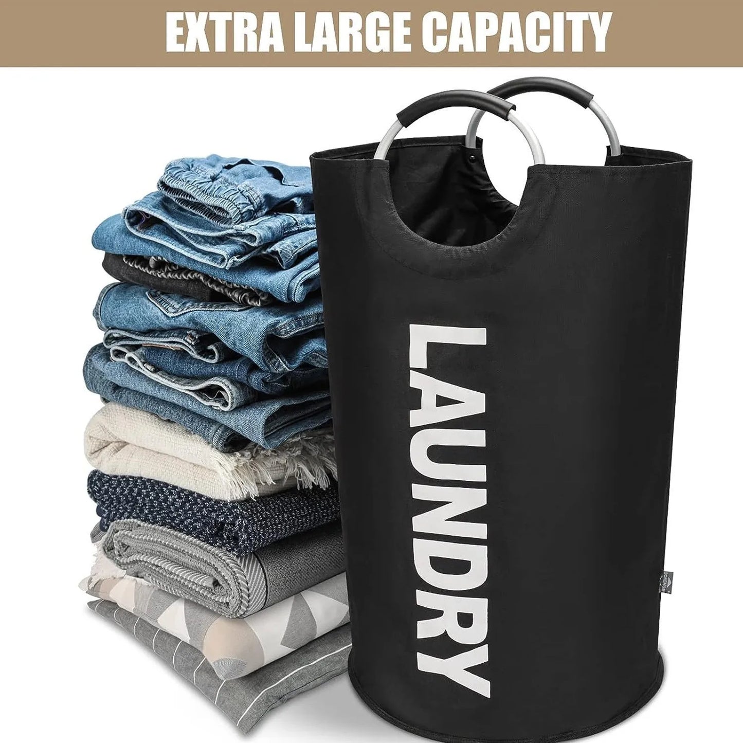 Oxford Cloth Laundry Storage Basket
