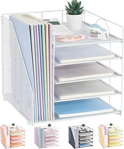 Multi-Layer Document & Paper Storage Rack