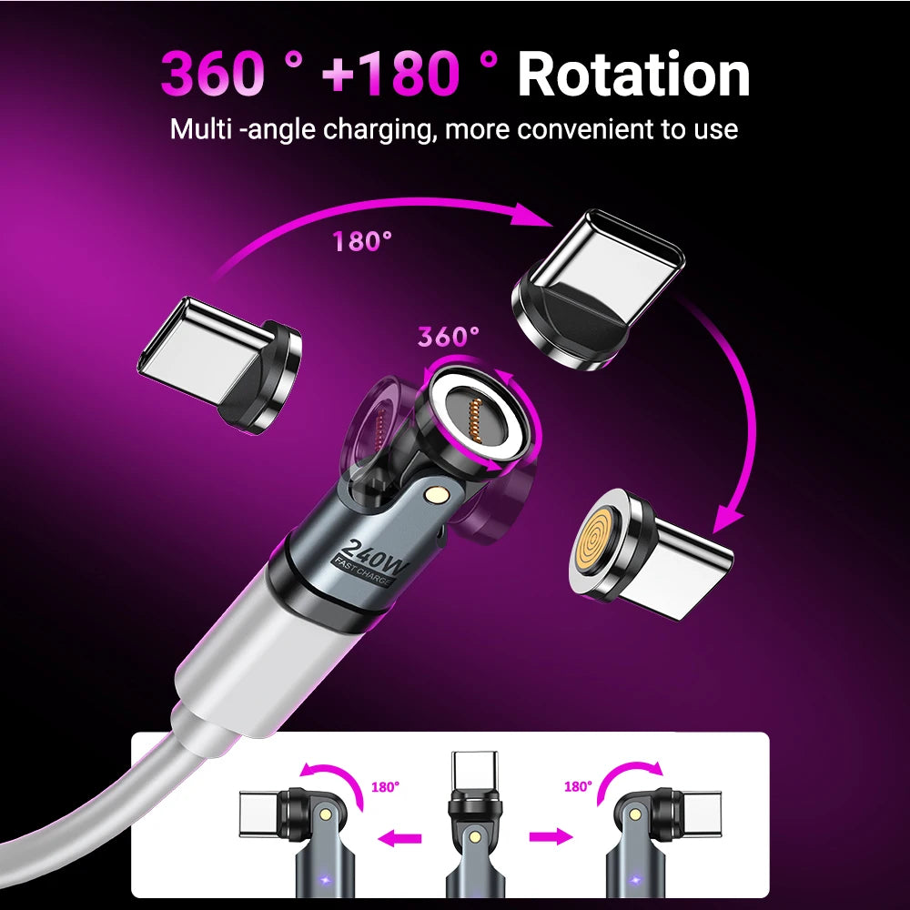 240W Magnetic USB-C Adapter Set