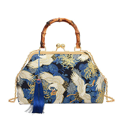 Rhinestone Bow Evening Clutch