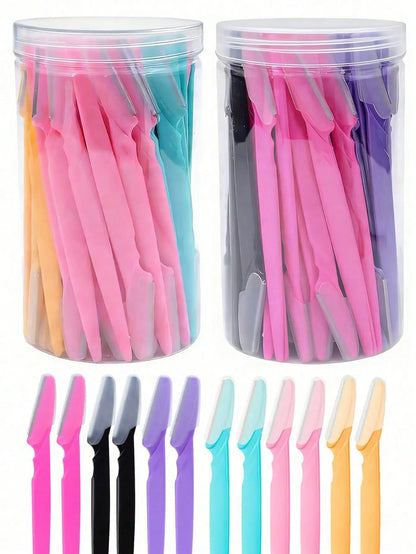 Precision Eyebrow Razor Set with Storage Case