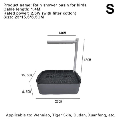 Automatic Bird Bath Fountain with Circulating Water