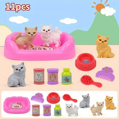 Cute Pet Basket Family Toys
