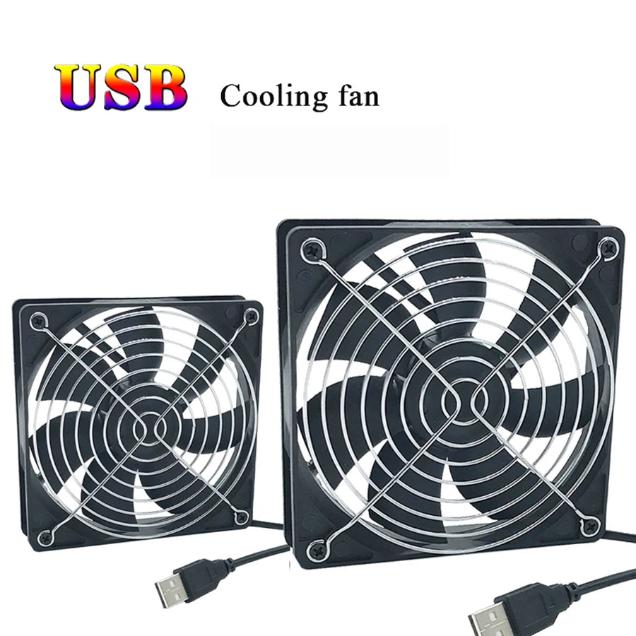 USB Cooling Case Fan for Router, DVR & TV Box
