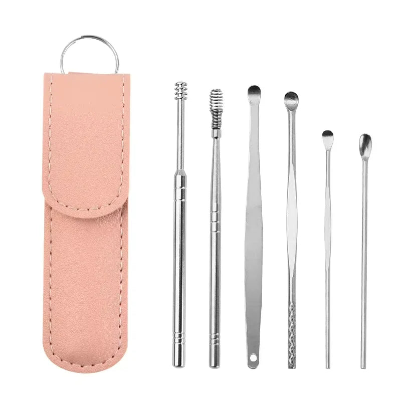Stainless Steel Ear Wax Cleaner Set